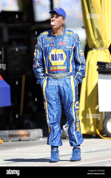 Stock Car Driver Michael Waltrip During Warm Ups For The 2010 Daytona