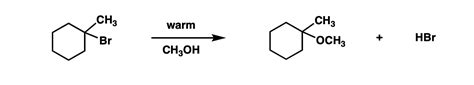 Solved SN1 Reaction Of 1 Bromo 1 Methylcyclohexane In Chegg