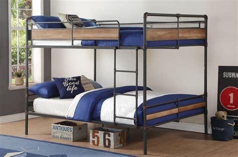 The Brantley Ii Collection Features Full Over Queen Bunk Bed With Metal