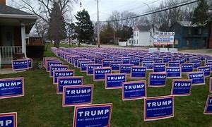 Image result for trump sinage small towns