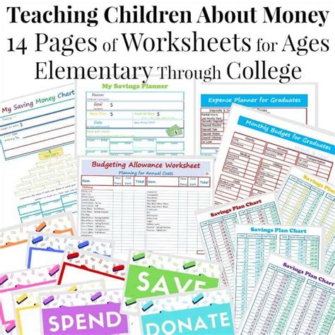 Teaching Children About Money Worksheet Pack Organized 31