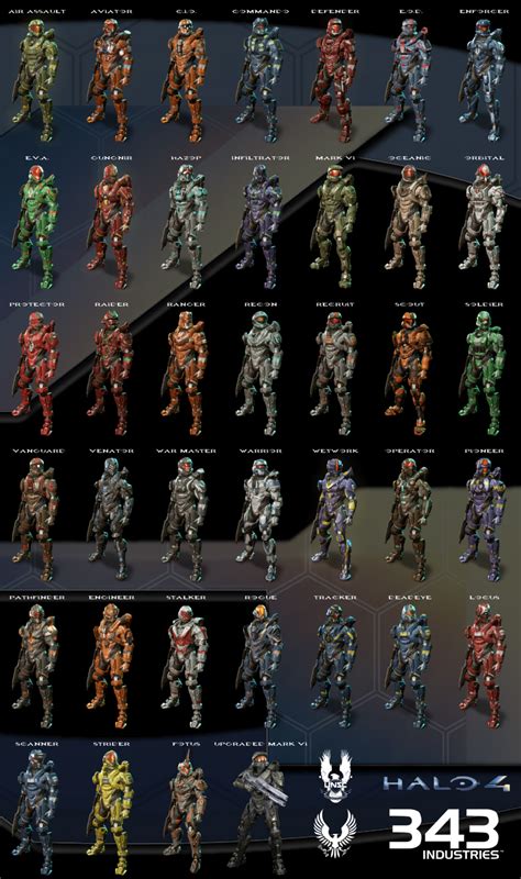 Halo 4 Spartan Compilation By Labj On Deviantart Halo Armor Halo