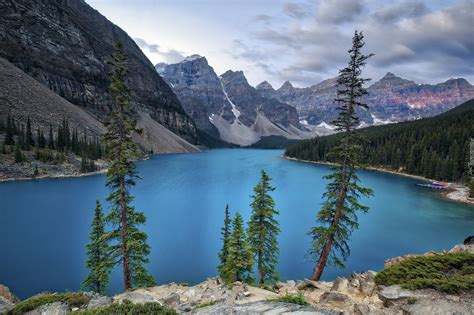 Social Trends Banff Las Moraine Jezioro Park Wierki Kanadaphp