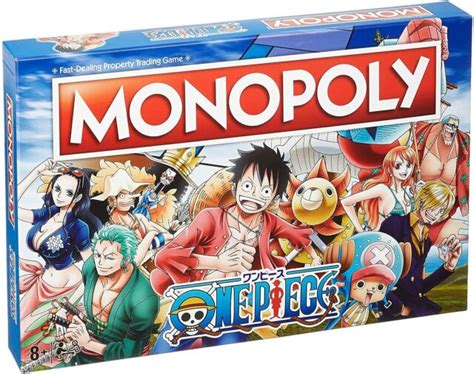 One Piece Board Game Monopoly German Version Winning Moves Games Table