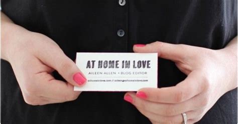 Choose from hundreds of our professionally designed business card templates which can be changed to be more personal. Top 10 Creative And Inexpensive DIY Business Or Calling ...