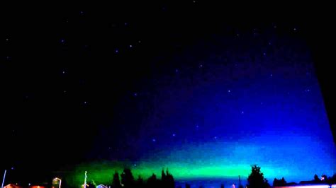 Aurora Borealis Northern Lights Over Kalispell Mt Aug 27 2014