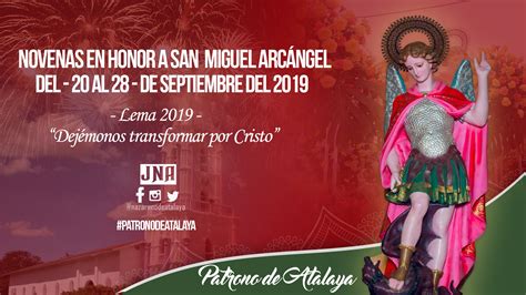 Programa 2019 Fiestas A San Miguel Arcángel Patrono De Atalaya Jesus