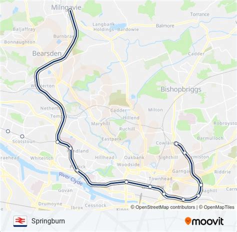 Scotrail Route Schedules Stops And Maps Springburn Updated