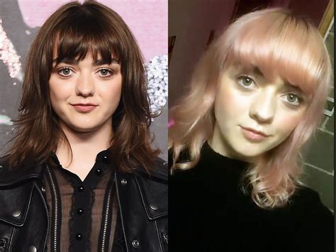Game Of Thrones Star Maisie Williams Shows Off Her New Pink Hair
