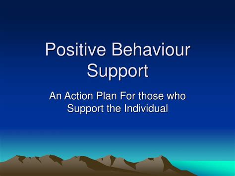 Ppt Positive Behaviour Support Powerpoint Presentation