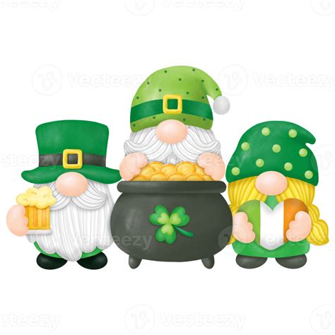 St Patricks Day Gnomes Svg Files For Cricut Silhouette Png In My XXX