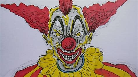 How To Draw A Killer Klown From Outer Space Youtube