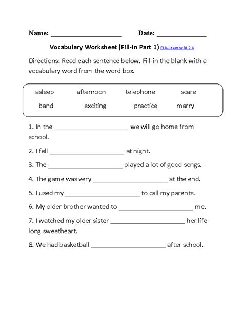 Are included in the ncert solution for class 2nd english. 13 Best Images of English 9th Grade Vocabulary Worksheets ...