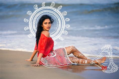 Actress Amala Paul Latest Beach Stills Social News Xyz