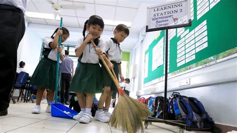 Daily School Cleaning For Students ‘a Good Lesson In Social