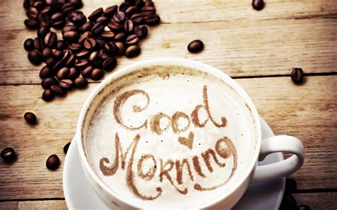 Wallpaper Good Morning Coffee Love Heart 2880x1800 Hd Picture Image
