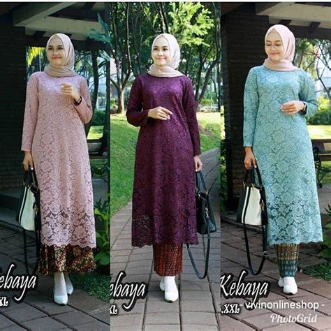 Padu padan kebaya model tunik untuk. Info Terkini 51+ Kebaya Brokat Tunik Modern