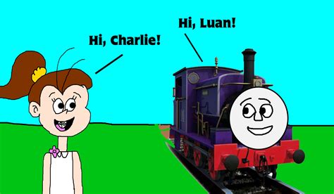 Luan Loud And Charlie Saying Hi To Each Other By Mikejeddynsgamer89 On