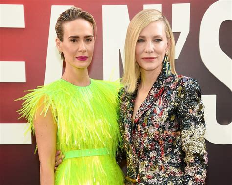 We Can T Stop Shipping Cate Blanchett And Sarah Paulson In This Chaotic Oceans Interview