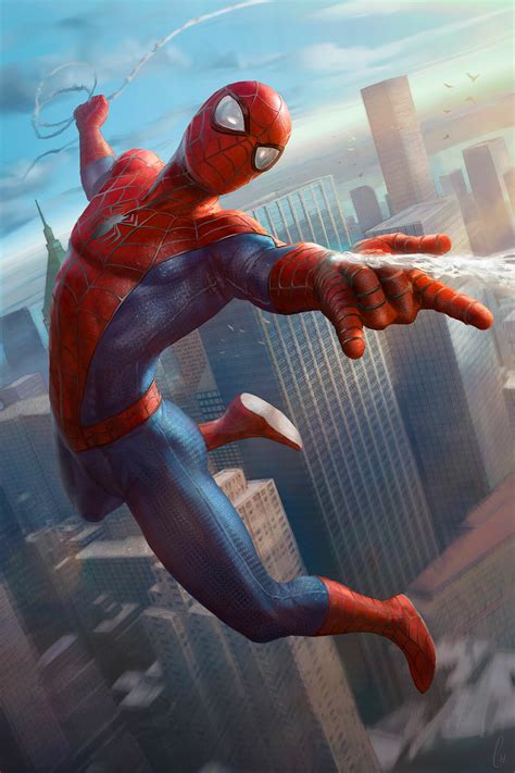 Spider Man Artwork By Javier Charro For Marvel R Spiderman