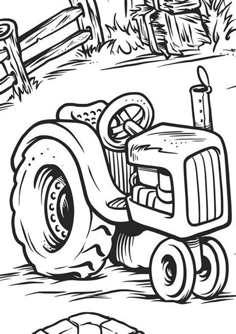 Printable Tractor Coloring Pages