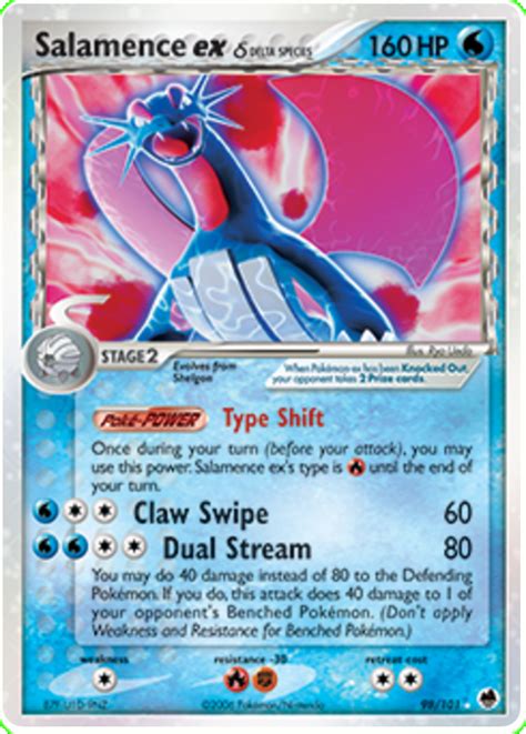 Maybe you would like to learn more about one of these? Salamence ex (delta species) - EX Dragon Frontiers #98 Pokemon Card