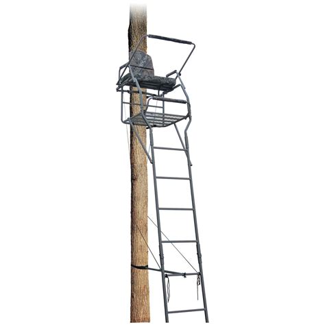 16 Guide Gear Jumbo Ladder Stand 120436 Ladder Tree Stands At