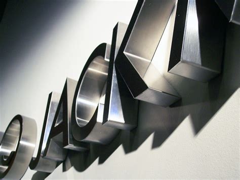 Stainless Steel Signs And Logos For Office Lobby Impact Signs