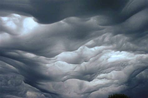 Rare Cloud Phenomenon During Massive Week End Storms In England