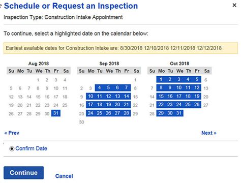 How To Schedule An Sdci Inspection Or Appointment Help Center