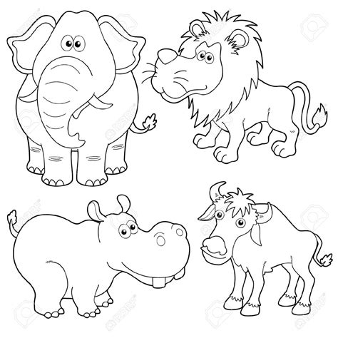 Animal Outline Drawing at GetDrawings | Free download