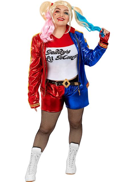 Costume Di Harley Quinn Taglie Forti Suicide Squad Consegna 24h Funidelia