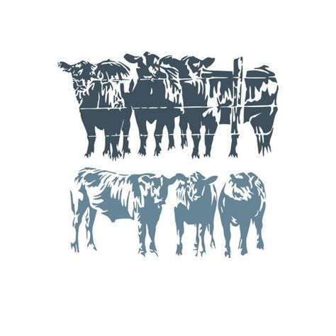 Herd Of Cows Cuttable Design Apex Designs And Fonts