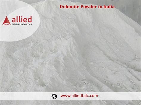 Supplier Of Dolomite Powder In India Allied Mineral Indust Flickr