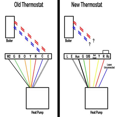 wiring  thermostat  heat pump  boiler hvac diy chatroom home improvement forum
