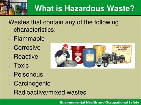Ppt Hazardous Waste And Emergency Procedures Powerpoint Presentation
