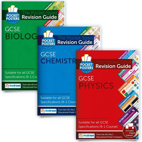 Gcse Biology Chemistry And Physics Study Pack Pocket Posters The