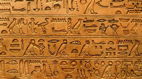 Hieroglyphics Language The History Of Ancient Egypt By Alex Donvour
