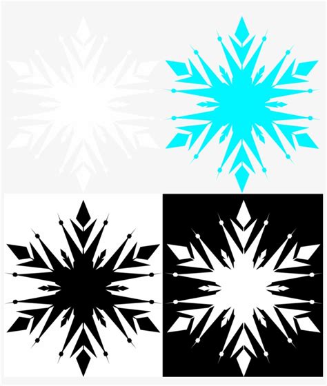 Frozen Snowflake Frozen Disney Snowflake Vector Png Image