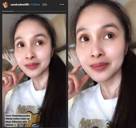 Sandra Dewi Pamer Wajah Polos Tanpa Make Up Ibu Raphael Moeis Jadi