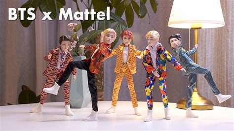 Bts X Mattel Barbie Fashion Dolls Unboxing Rm V Jungkook Jimin And Jin 방탄소년단 마텔 인형 개봉기