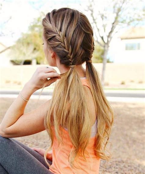 Beautiful Long Hair Sporty Hairstyles