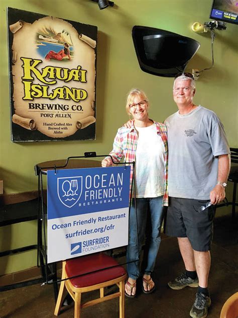 Four Businesses Named Ocean Friendly Restaurants The Garden Island