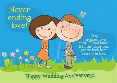 Exclusive Anniversary Messages With Cute Cartoons Quotesbae