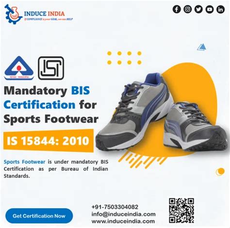 Bis Certification For Sports Footwear At Rs 40000certificate Bis