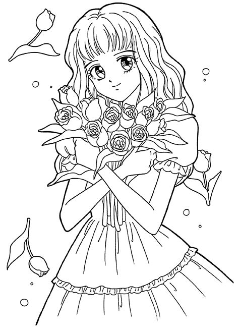 Anime Coloring Pages For Teenagers