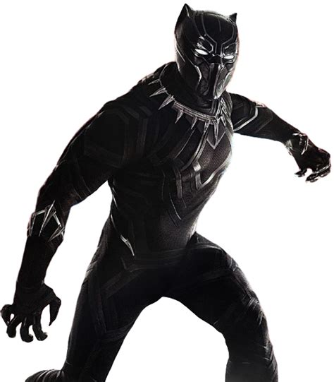 Black Panther Tchaka Wakanda Marvel Studios Black Background Png
