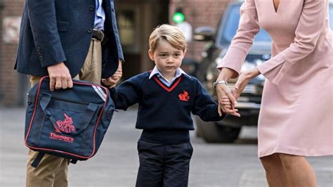Prince George Arrives For First Day Of School And Its Adorable The