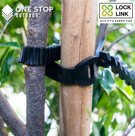 Lock Link 236 Inch Heavy Duty Flexible Rubber Tree And Plant Ties