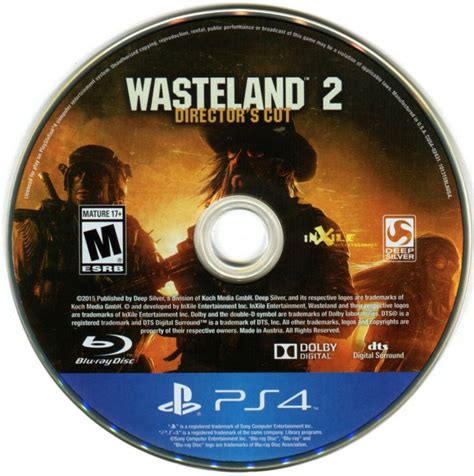 Wasteland 2 Directors Cut 2015 Playstation 4 Box Cover Art Mobygames